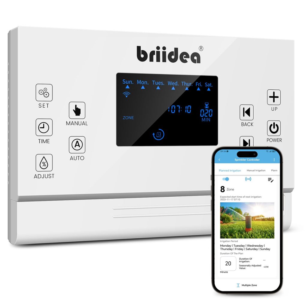 8 Zones WiFi Smart Sprinkler Controller