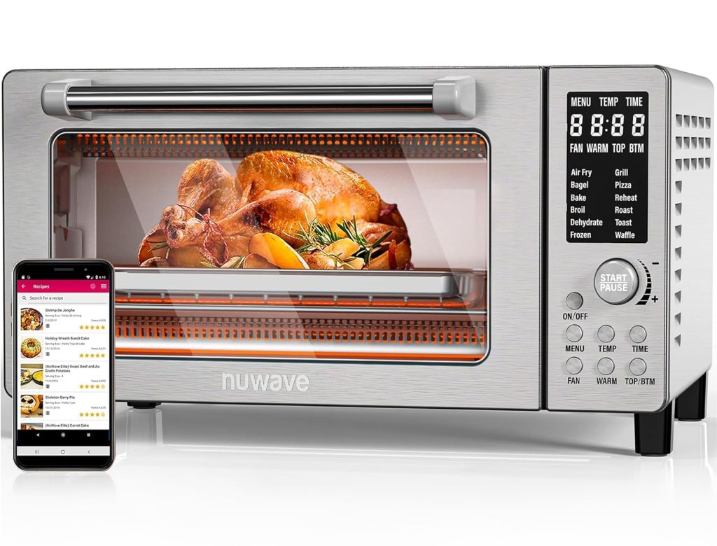 Nuwave Bravo Air Fryer Toaster Smart Oven