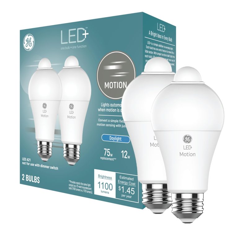 GE LED+ Motion Sensor LED Light Bulbs