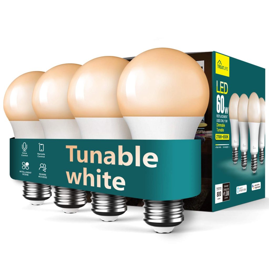 TREATLIFE Smart Light Bulbs 4Pack