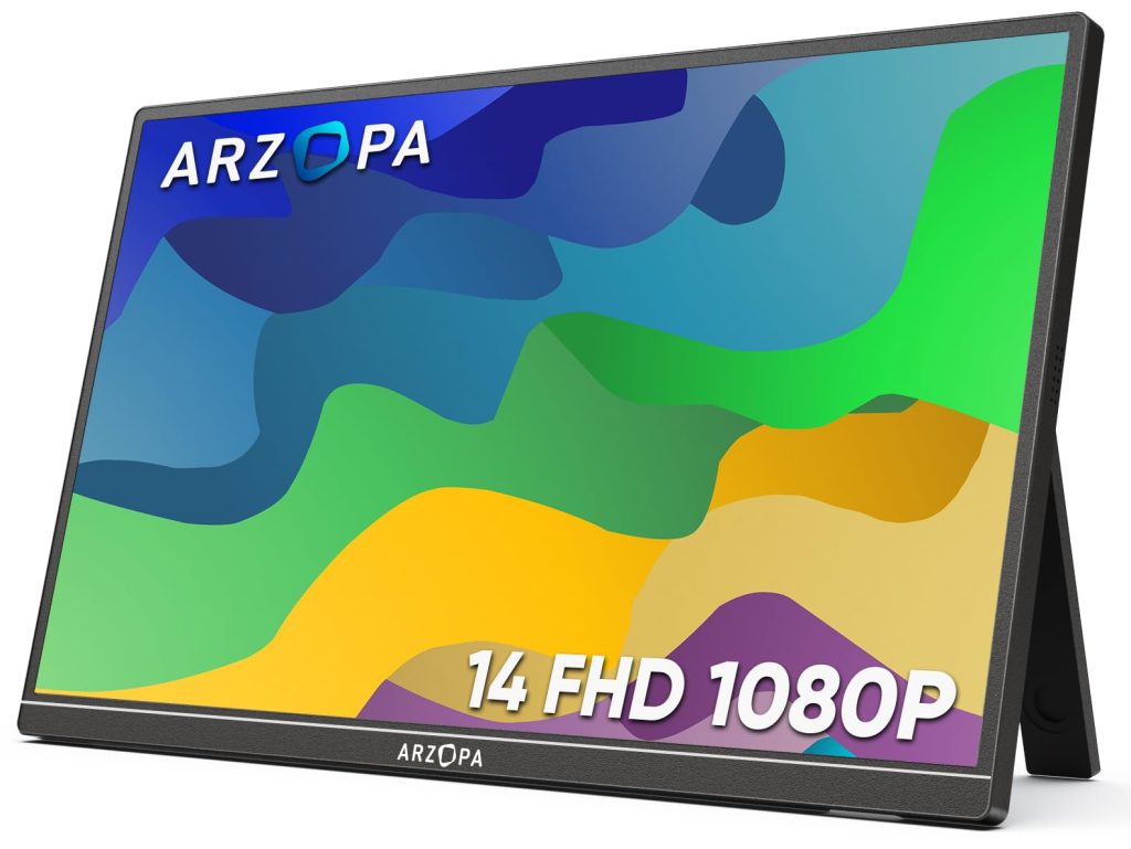 ARZOPA Portable Monitor 15.6” FHD 1080P