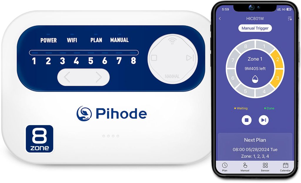 Pihode Smart Sprinkler Controller 8-Zone