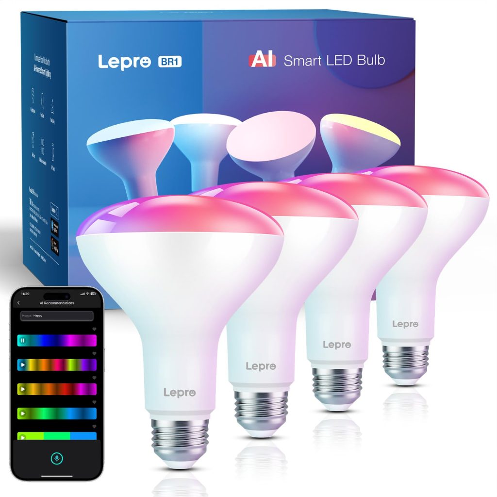 Lepro BR1 AI LED Smart Bulbs