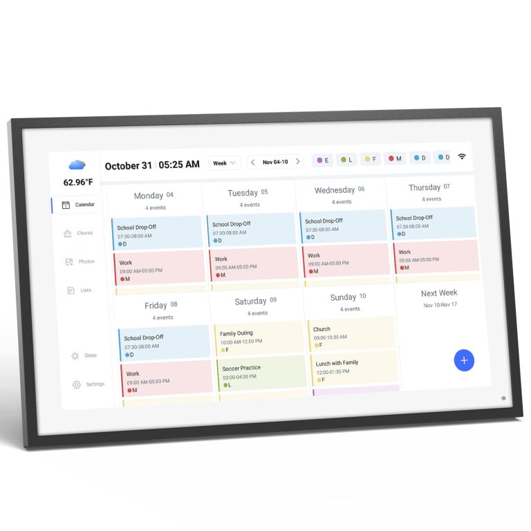LOOFII 21.5 Inch Smart Digital Calendar Planner & Chore Chart
